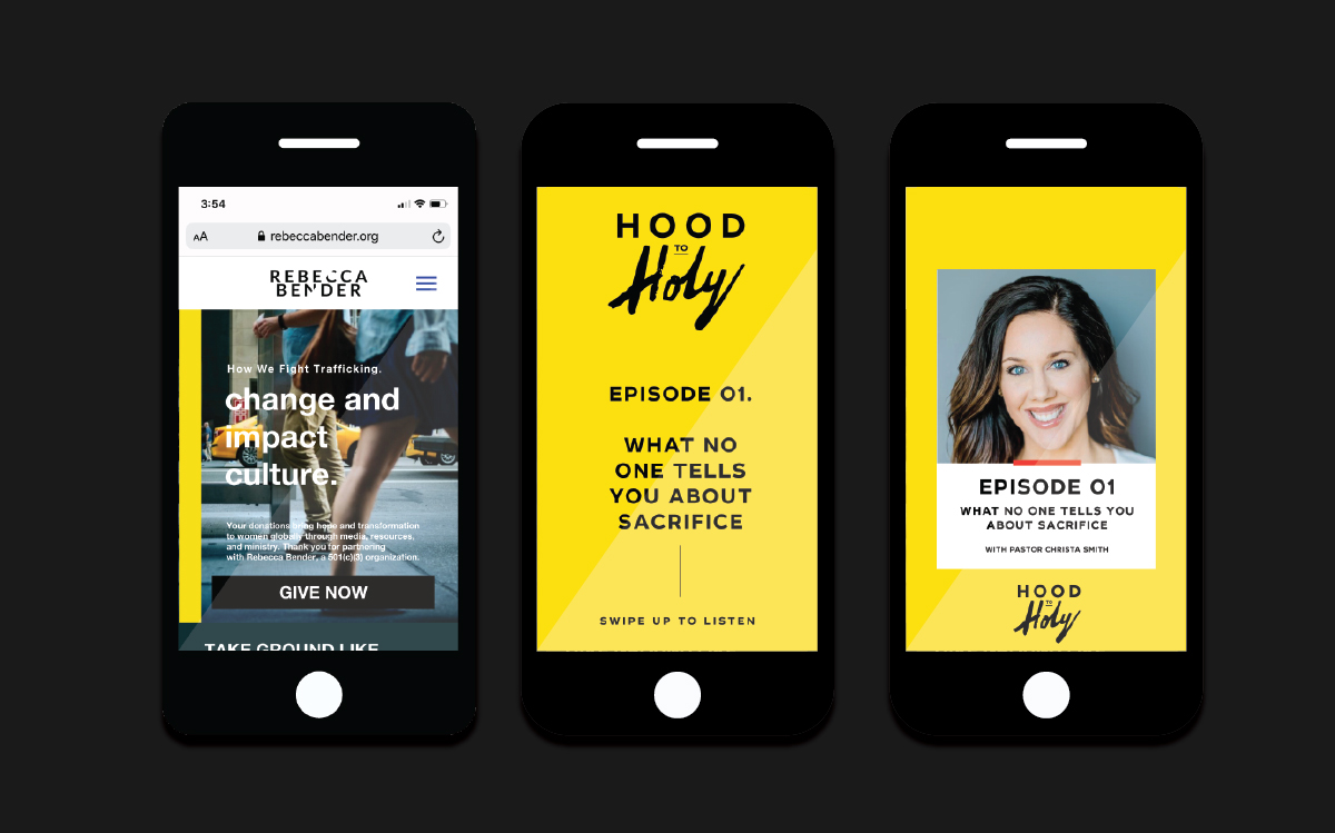 Rebecca Bender Brand and Web Design 2